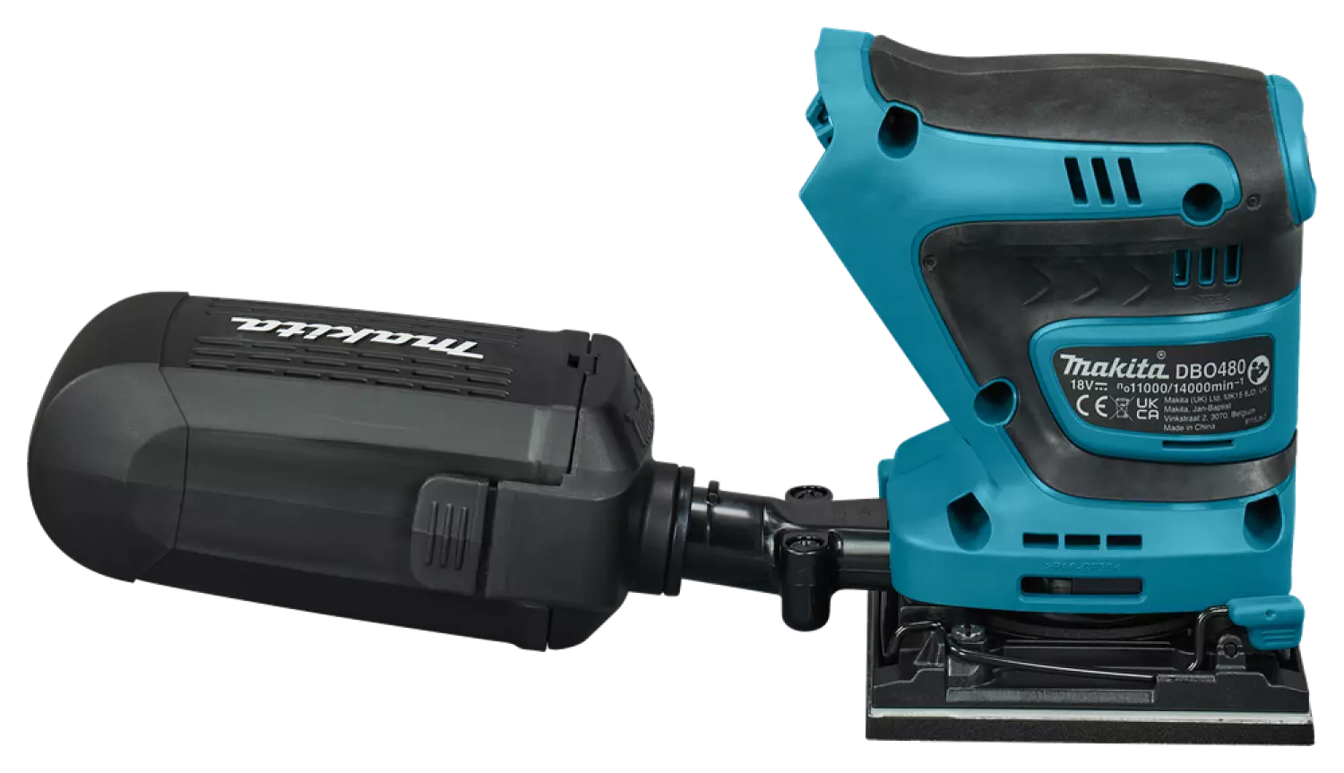 Makita DBO480Z LXT 18V Li-ion Accu Handpalm vlakschuurmachine body