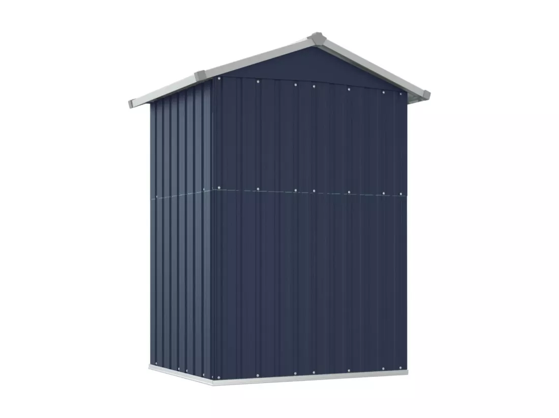 Abri de jardin Anthracite 126x97,5x177 Acier galvanisé
