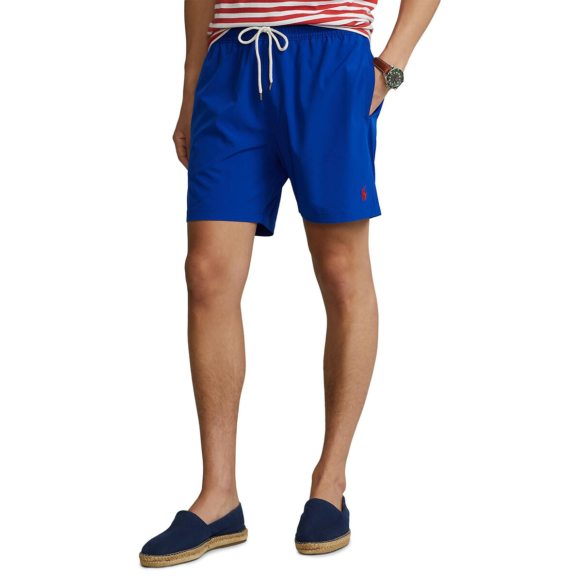 POLO RALPH LAUREN<br>Calções de banho lisos