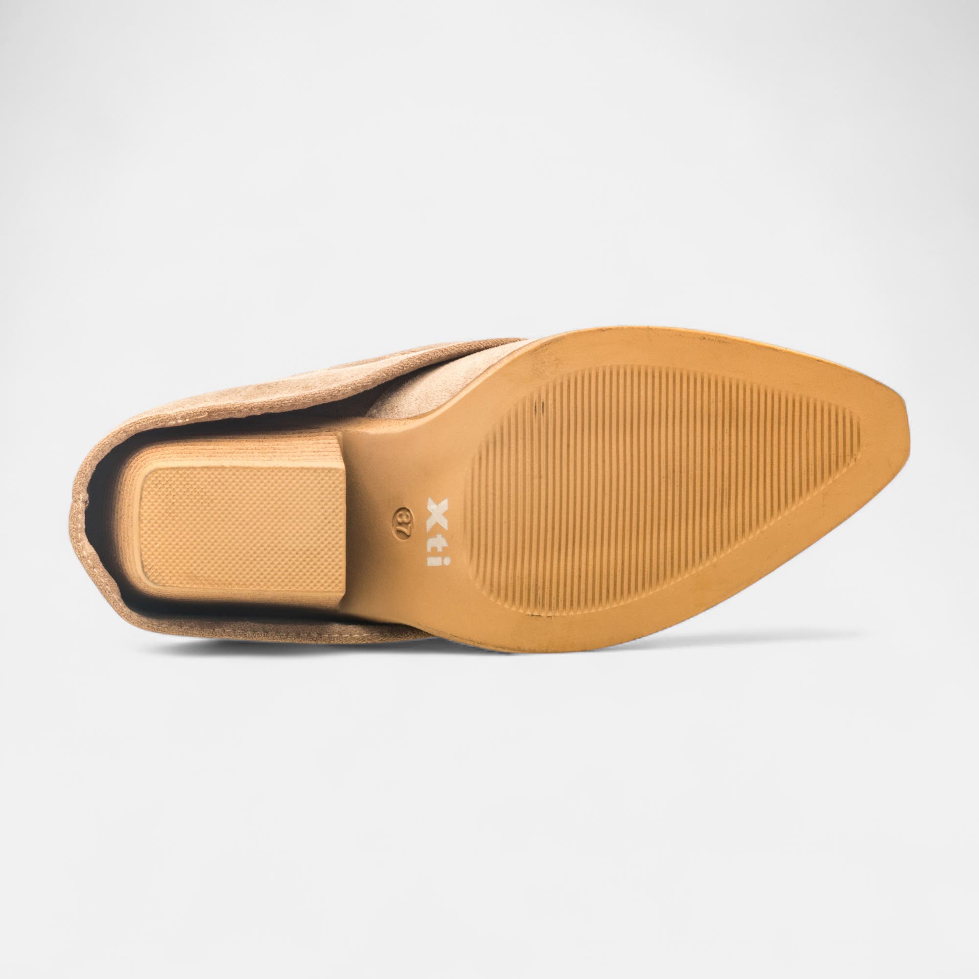 Santiags à talon Femme beige