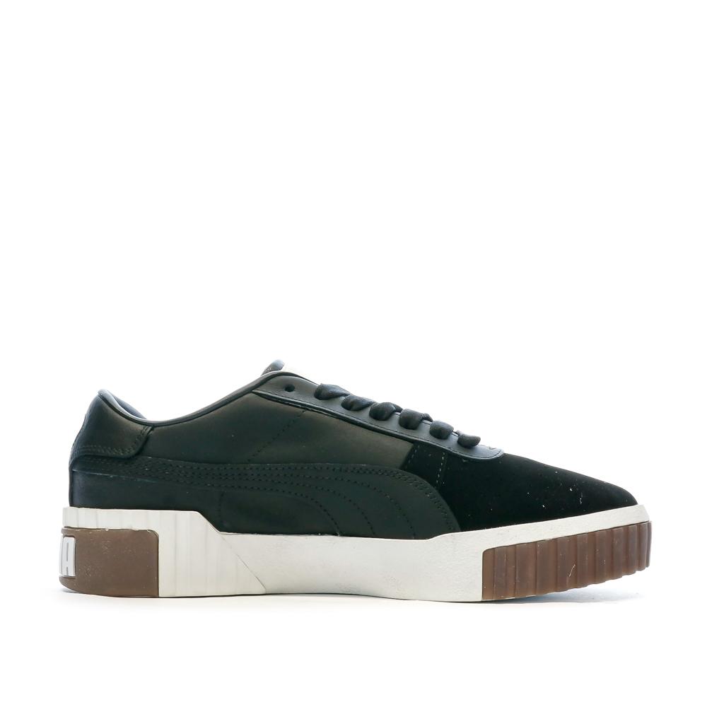 Puma Baskets Noires Femme Puma Cali Canvas