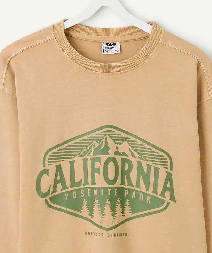 TAPE A L'OEIL<br>Camiseta de manga comprida com estampa na frente