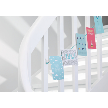 Tesa Powerstrips met haakje transparant (5 stuks)