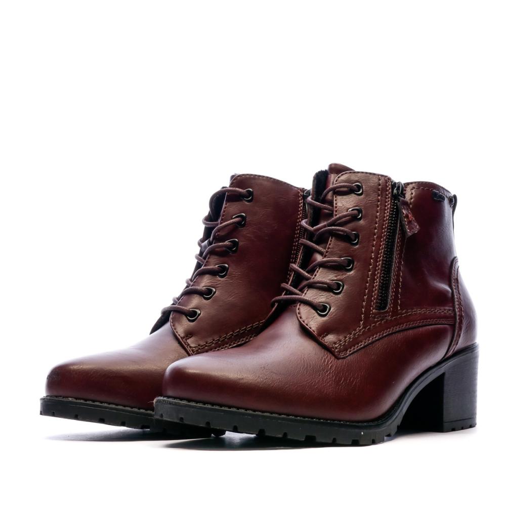 Relife Bottines Bordeaux Femme Relife Joypan