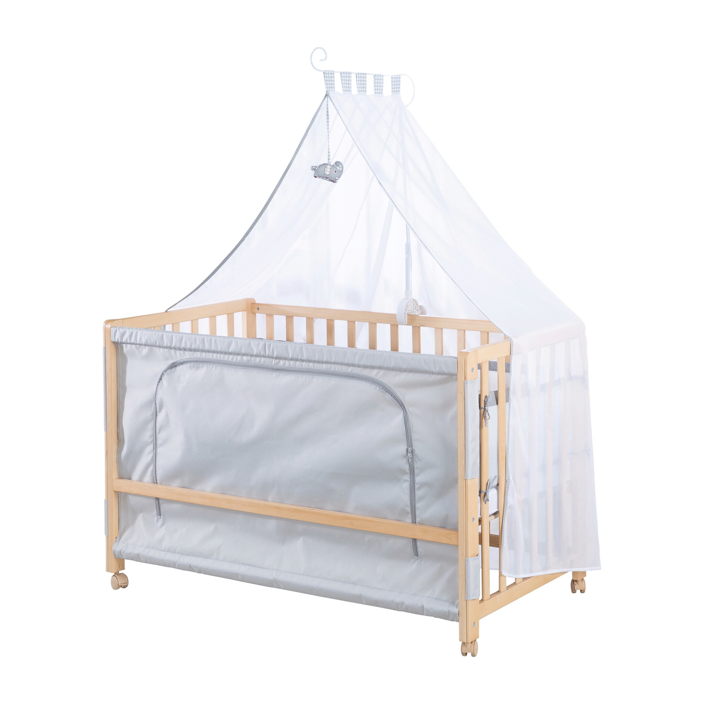roba Room Bed, 60x120 cm Jumbo twins grau