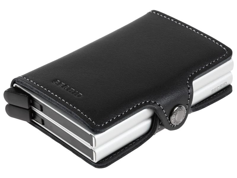 SECRID Portemonnaie Twinwallet Black Noten- und Karten-Portemonnaie mit RFID-Schutz