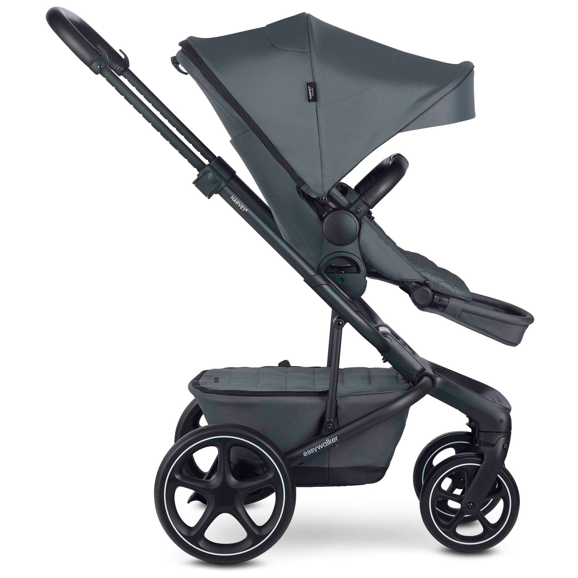 Easywalker Harvey5 Premium frame met zit Mineral Grey - frames met zit - Prénata
