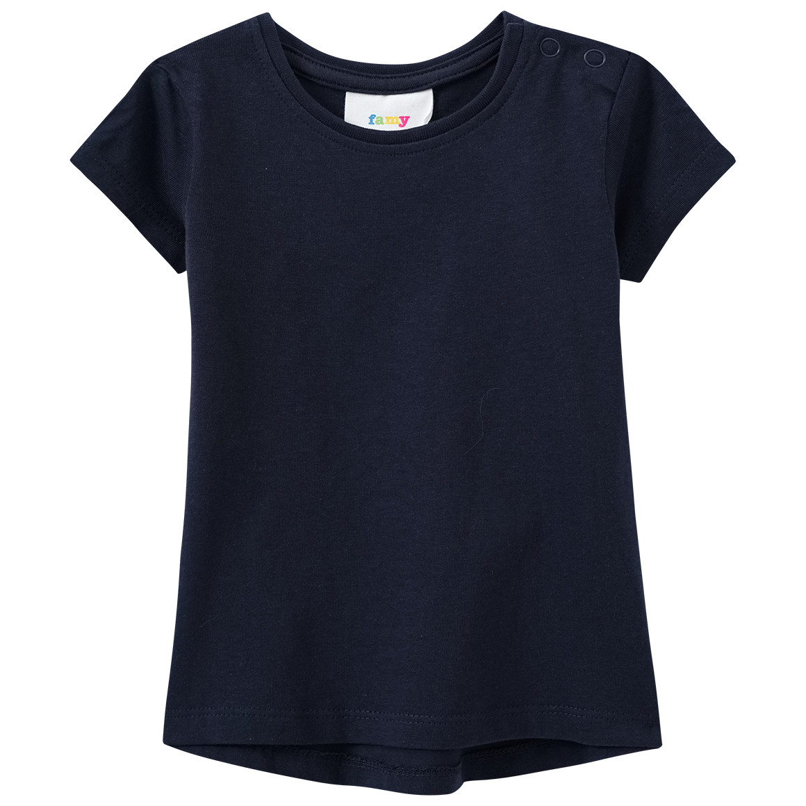 Famy 3 Baby T-Shirts unifarben rosa / grün / dunkelblau