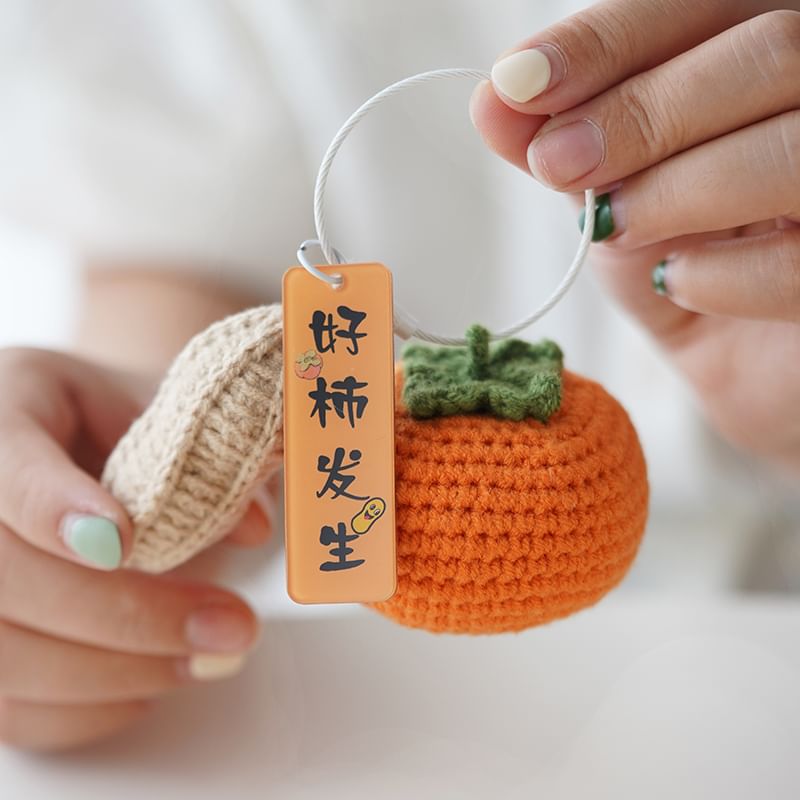 Embroidery Kingdom - DIY haakpakket voor fruit-sleutelhanger (verschillende ontwerpen)