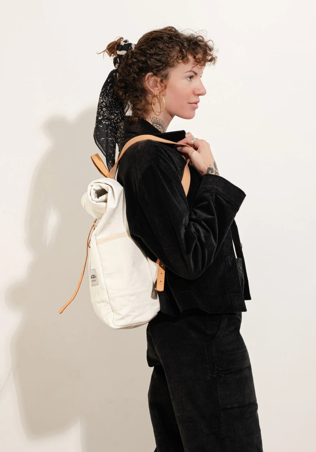 BADI Culture Roll-Over Rucksack Roll-Over Backpack Natural