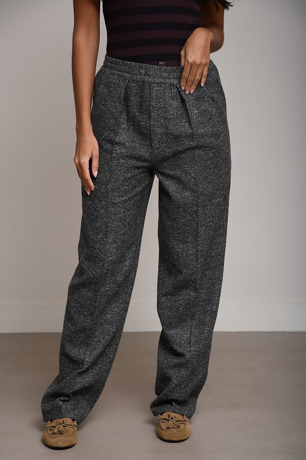 Bizia boucle pants