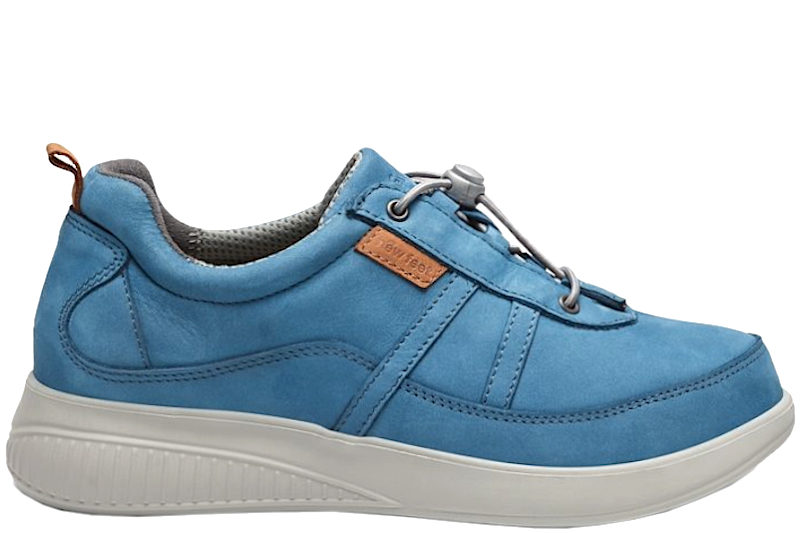 NEW FEET SKO BLÅ NUBUCK