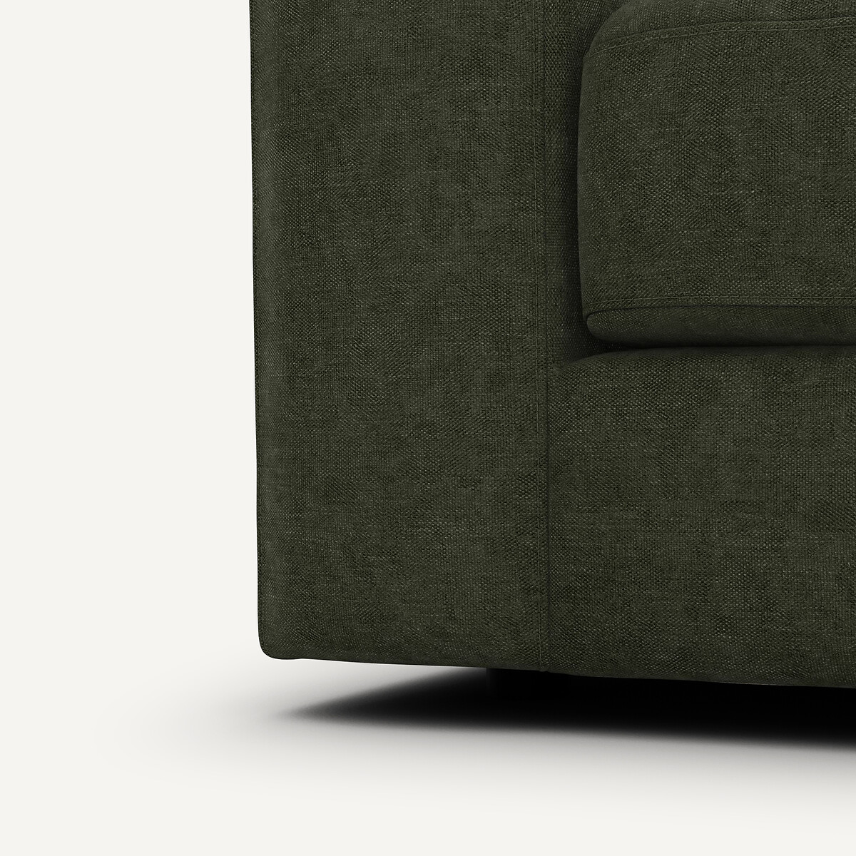 AM.PM<br>Sofá compacto de 3 lugares em viscose-poliéster, Skander
