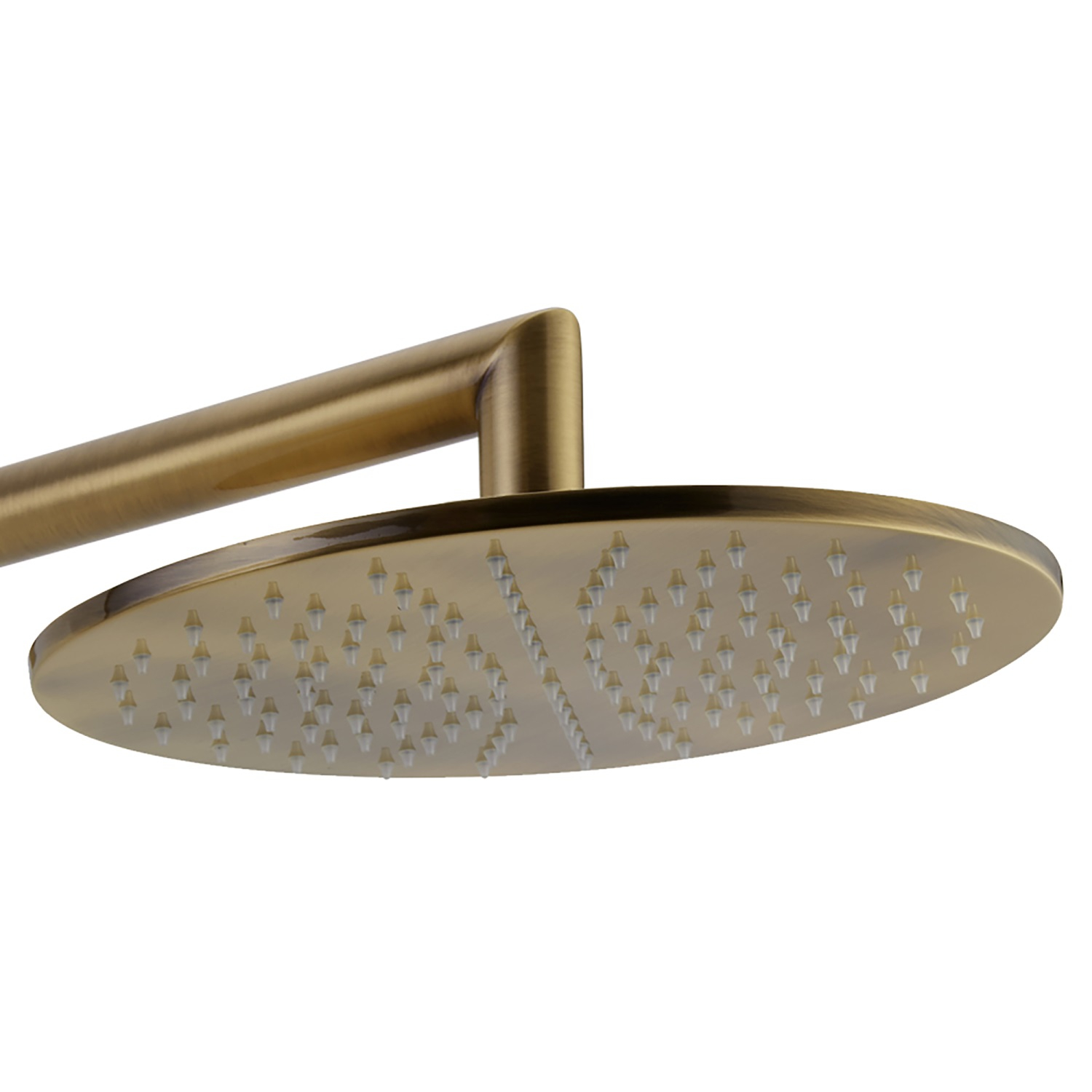 Salenzi Giro douchekop geborsteld messing 20cm