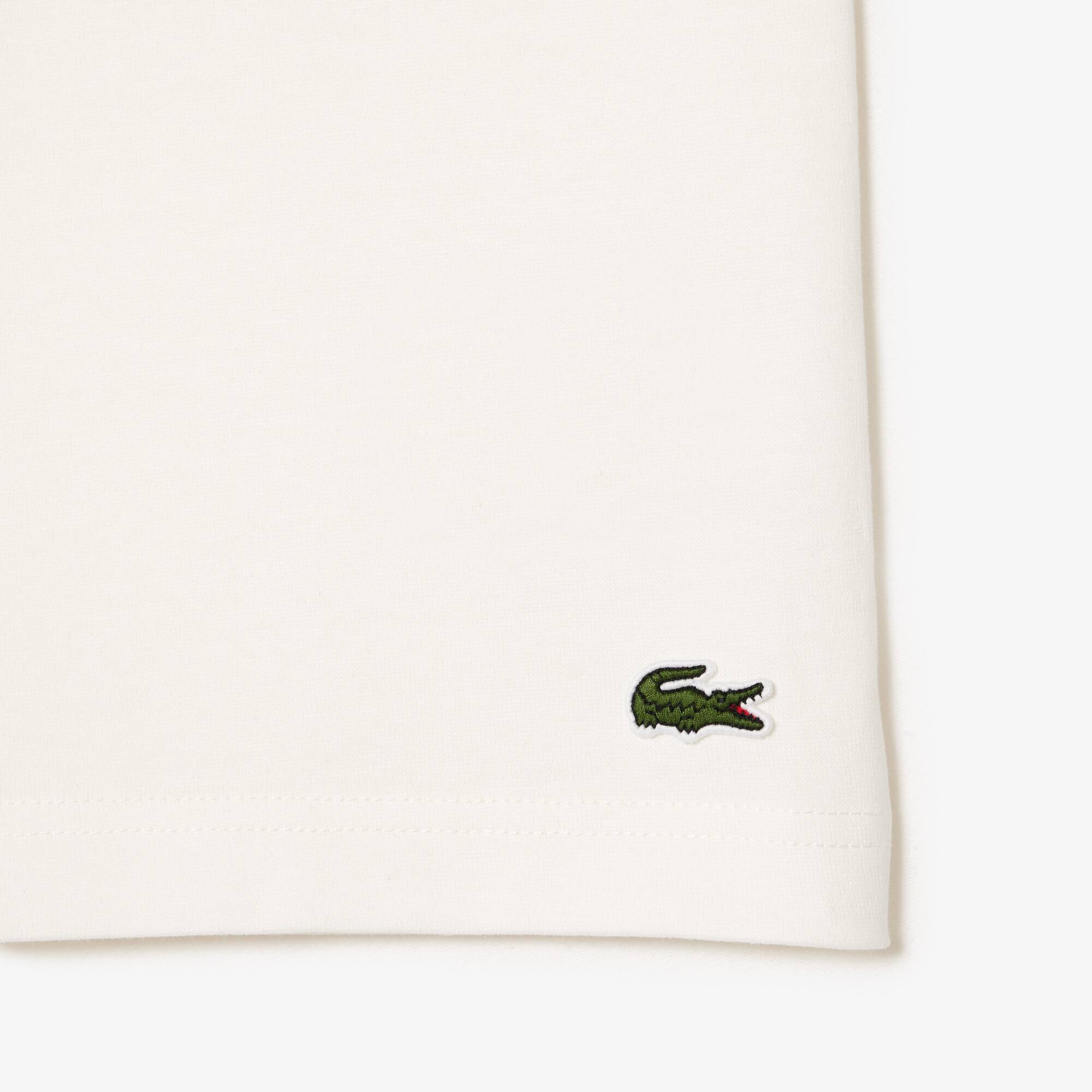 T-Shirt mit Signatur-Aufdruck T-Shirts - Weiss - Lacoste - Unisex