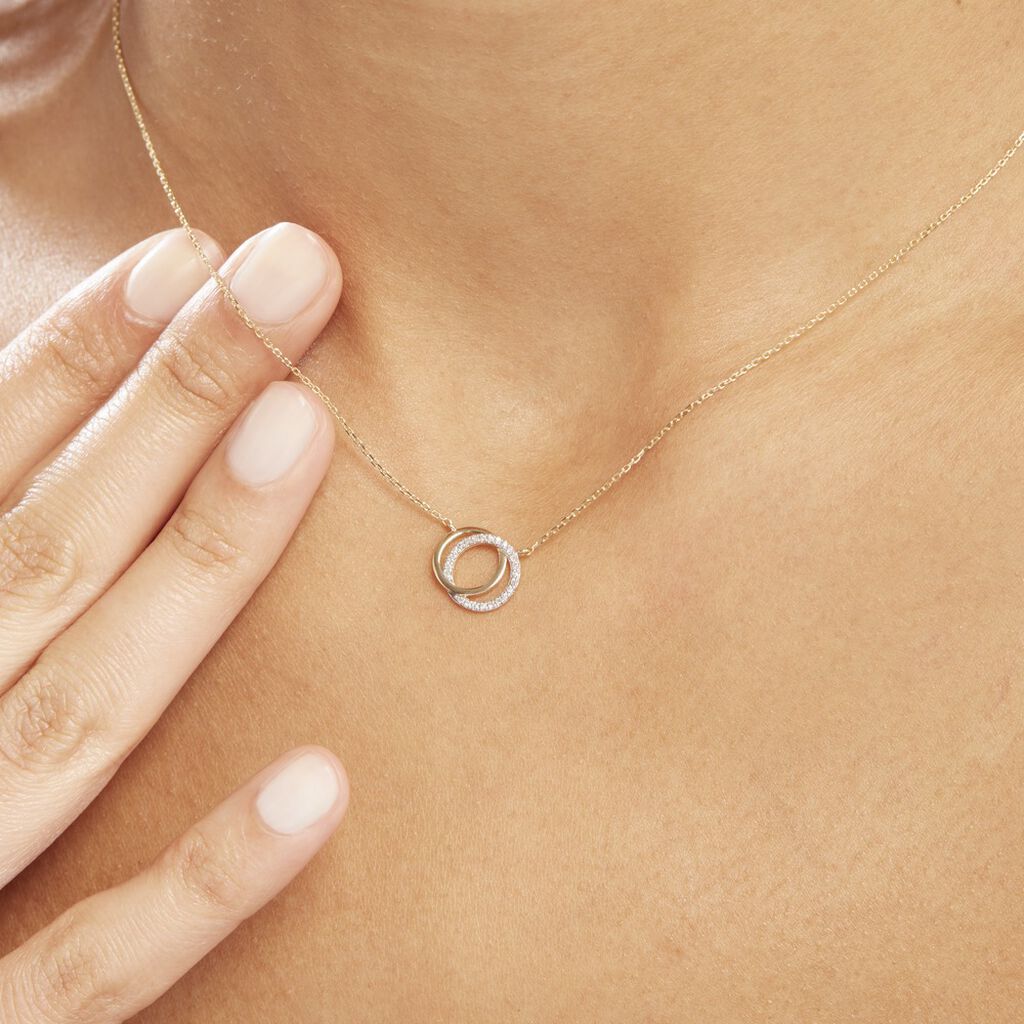 Collier Or Jaune Tresha Diamants