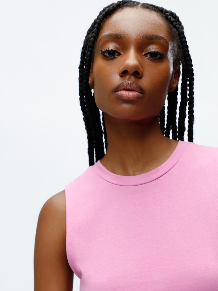 Blusa sem mangas - Rosa chiclete