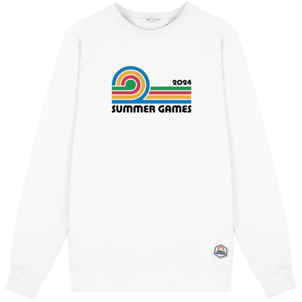 Sweatshirt FRENCH DISORDER CLYDE SUMMER GAMES WHITE