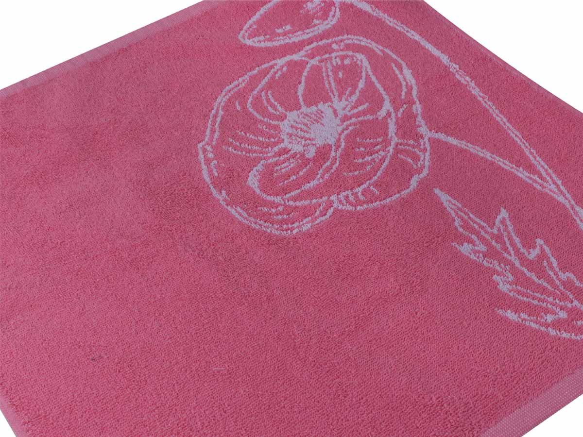 DoubleDry Bloem 50 x 50 cm set van 6 keukendoeken - roze