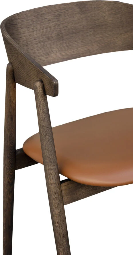 Andersen - Furniture AC2 armchair, Smoked oak, Leather Cognac