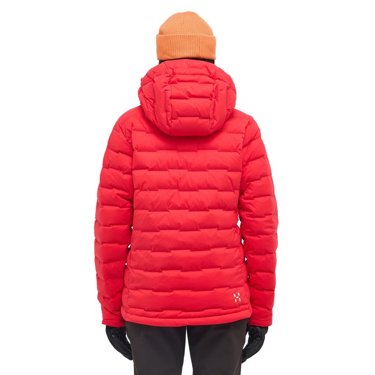 Haglöfs Spitz Down Hood Women Bright Red