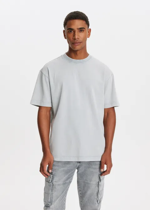 Oversized t-shirt washed grijs (GRS.L)