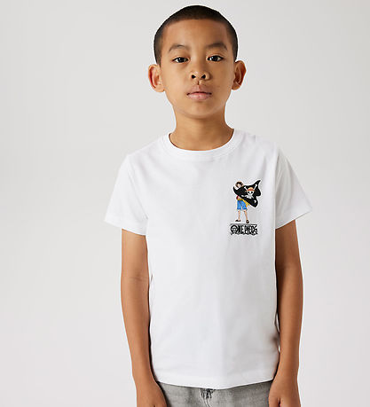 Name It T-Shirt - NkmDio Einteiler - Bright White