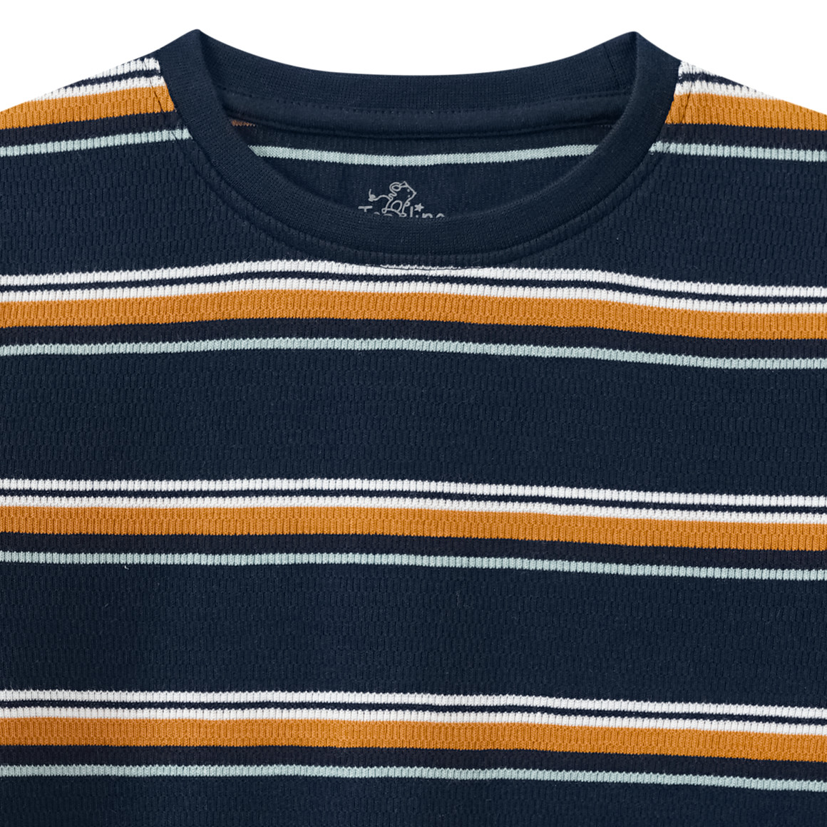 Topolino Jungen Langarmshirt mit Streifen dunkelblau / hellbraun
