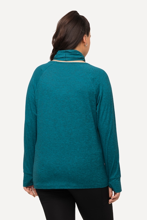 Sweater, Loop, Rundhals, Langarm, extraweich, Daumenloch