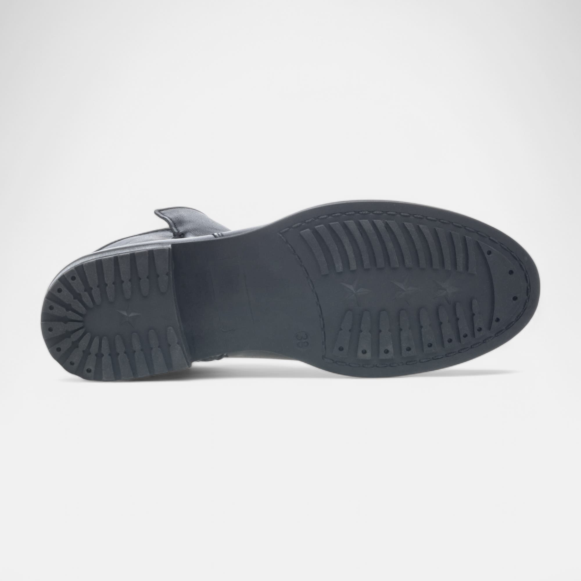 Bottines Femme en cuir noir