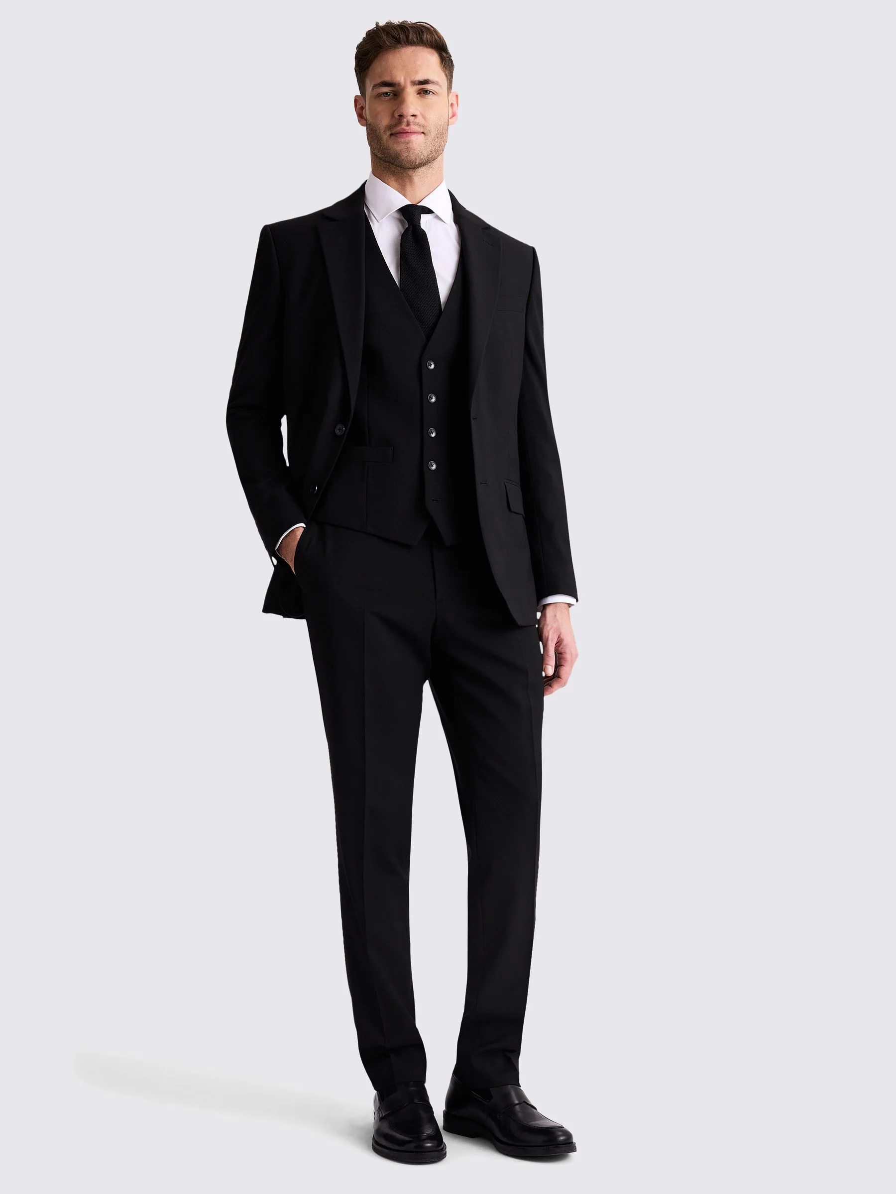MOSS Tailored Fit Stretch Suit Jacket