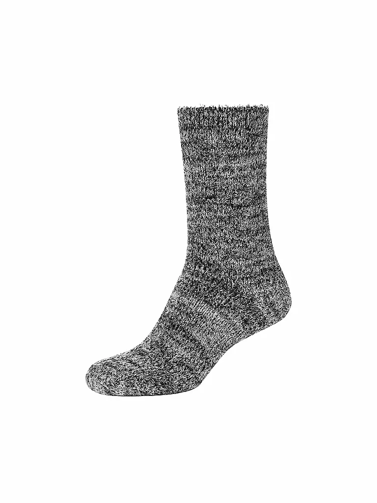 CAMANO Socken 2er Pkg. black mix grau
