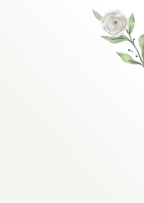 Greetz | Huwelijkskaart | Zwanen | Bloemen