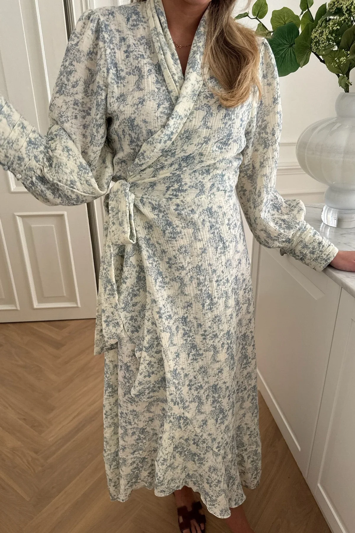 BYIC Signeic Long Wrap Dress