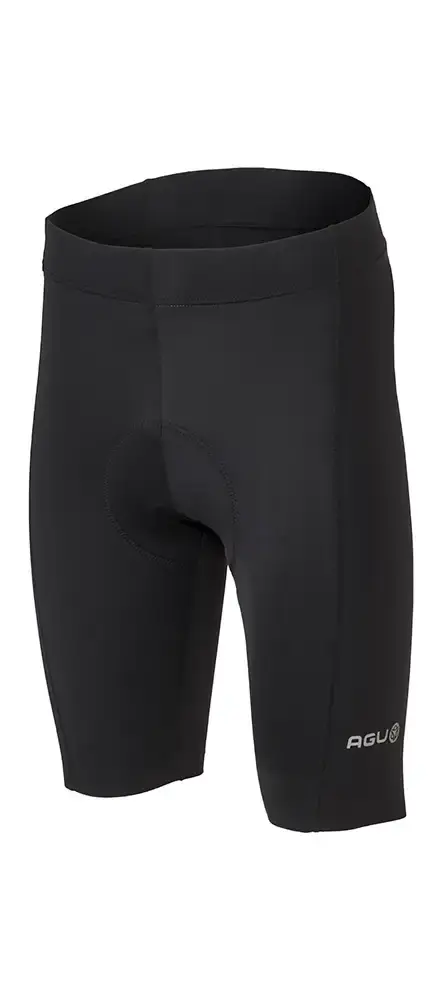 AGU Comfort Plus Performance Fietsbroek Kort Zonder Bretels Zwart Heren