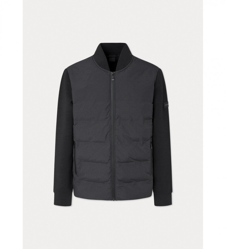 Jaqueta esportiva bomber preta Hackett