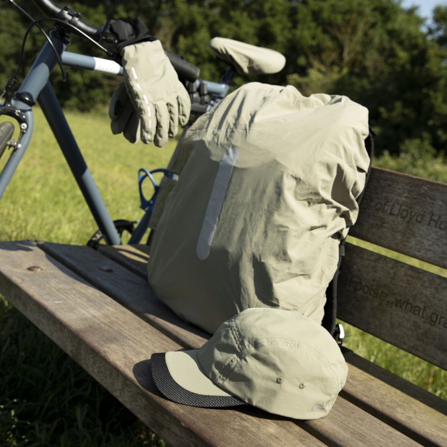 Housse de protection de sac à dos Kaki Clair