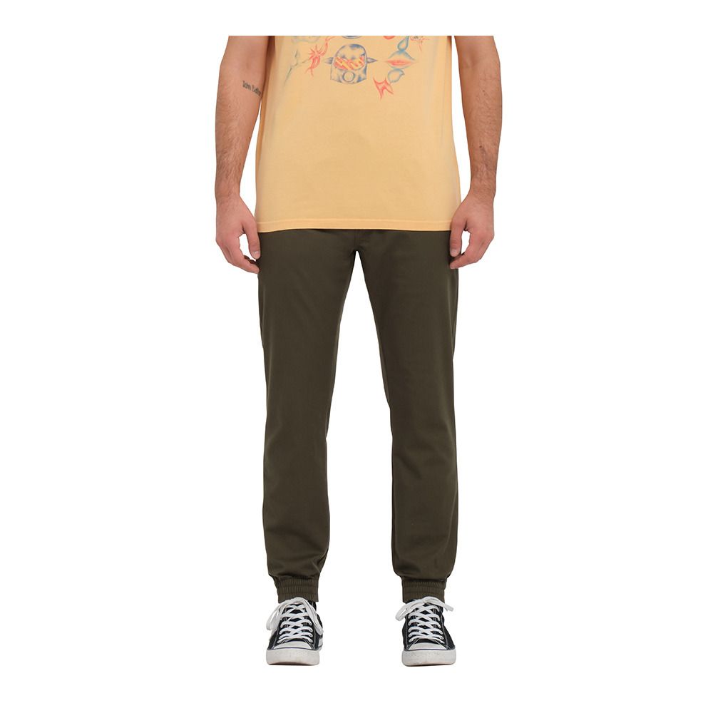 Volcom FRICKIN - Jogging Homme squadron green