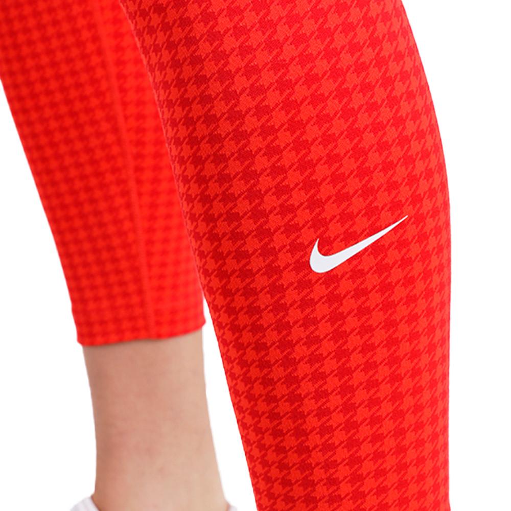 Nike Legging Rouge Femme Nike One Df Icon clash 7/8