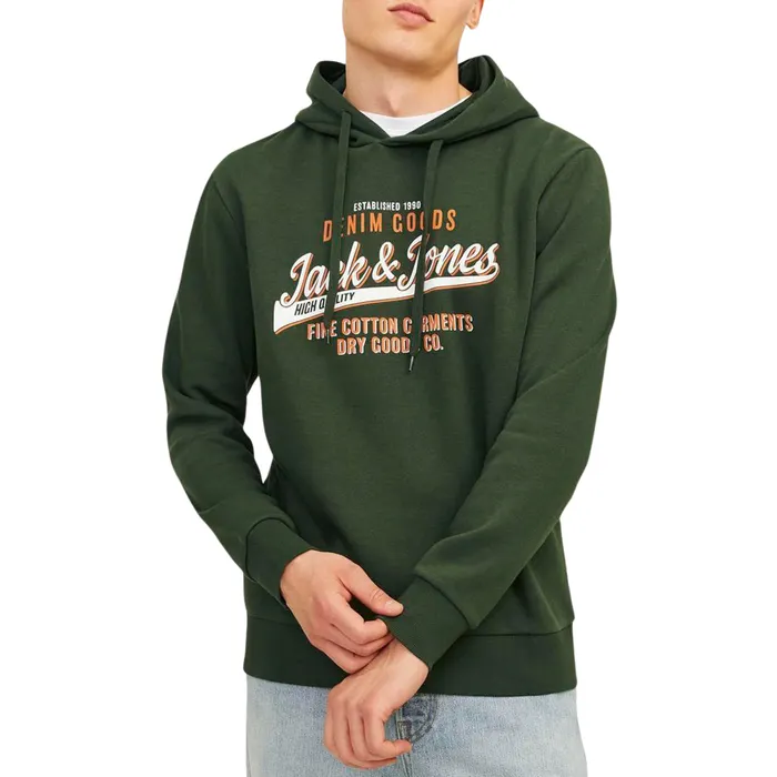 Jack & Jones Logo Hoodie Heren
