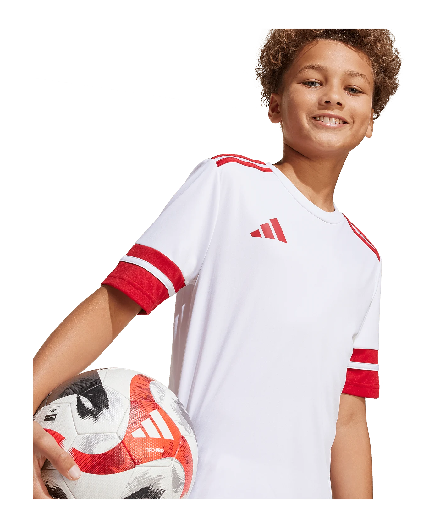 adidas Squadra 25 Trikot Kids Weiss