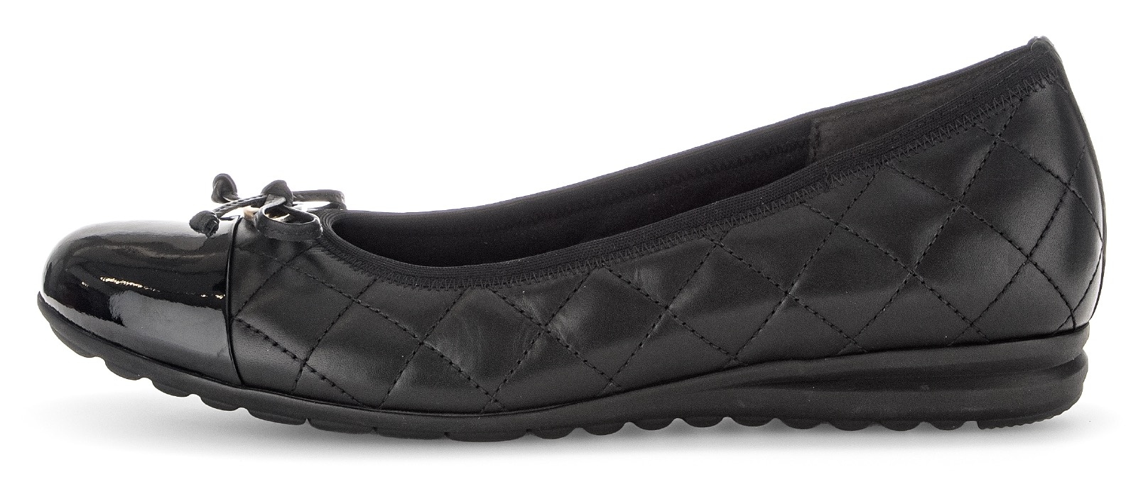 Gabor Ballerina »Florenz«  , Halbschuh, Schlupfschuh, Businessschuh, Ziersteppungen, Weite G