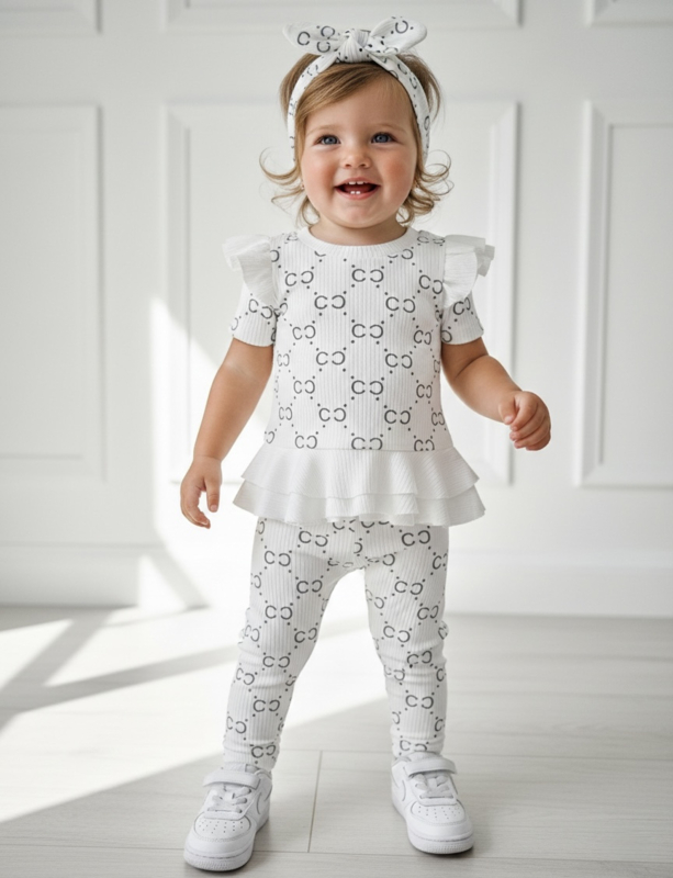 Summer girl designer set - wit