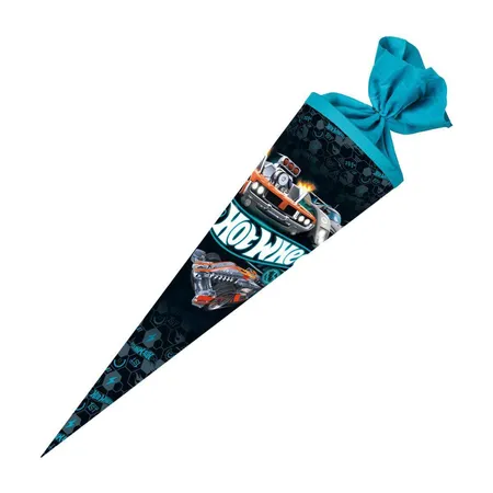 Nestler Schultüte Hot Wheels Action Race Filzverschluss 70cm rund