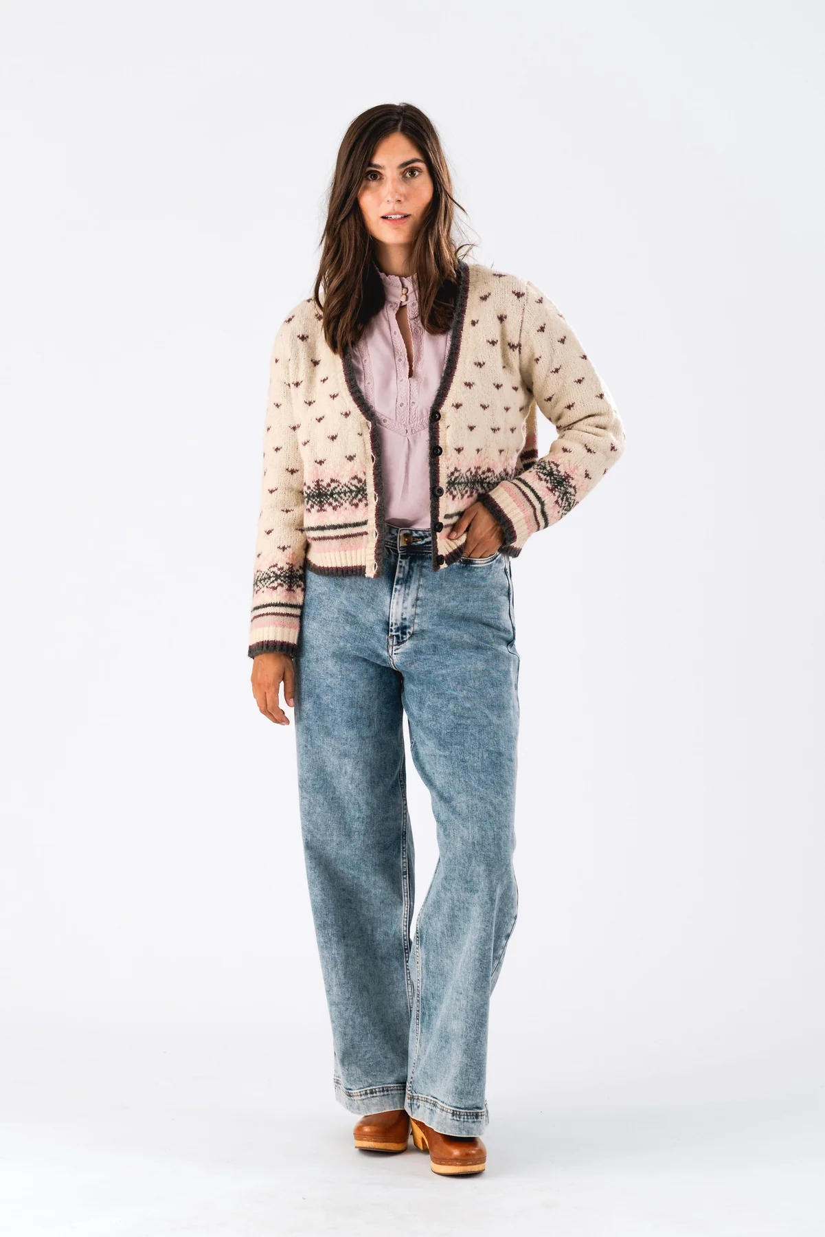 Lollys Laundry Ninall Cardigan Knit Ls