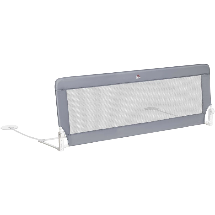 HOMCOM Bettgitter mit Schutzanker grau