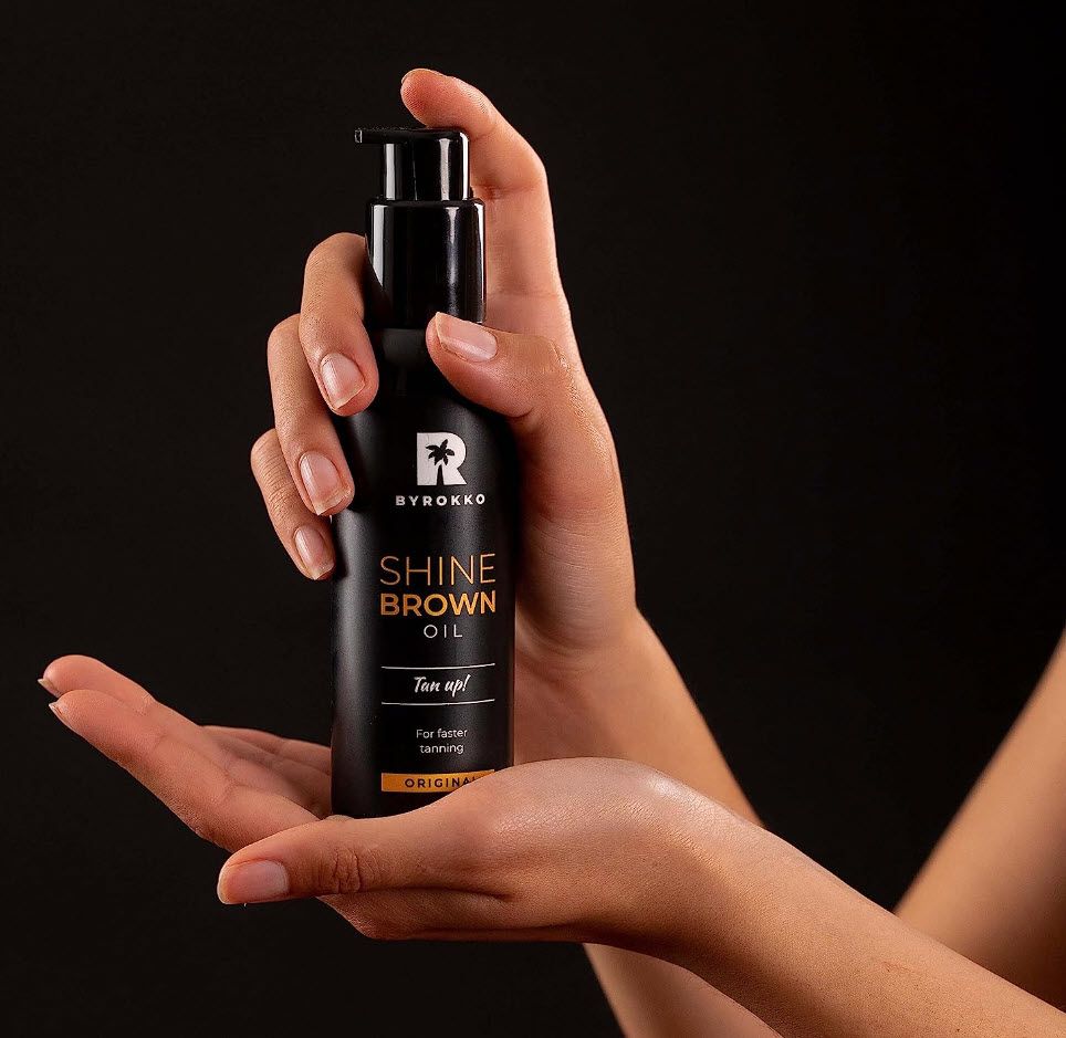 Shine Brown Tanning Body Oil
