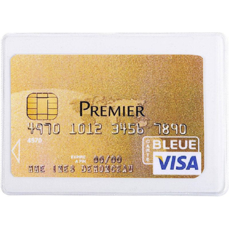 Etui de protection pour carte 6,5 x 9 cm 1 volet