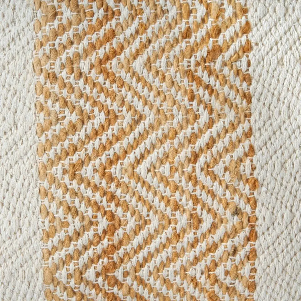 ALUPOLA - Poef - Lichtbeige - Jute