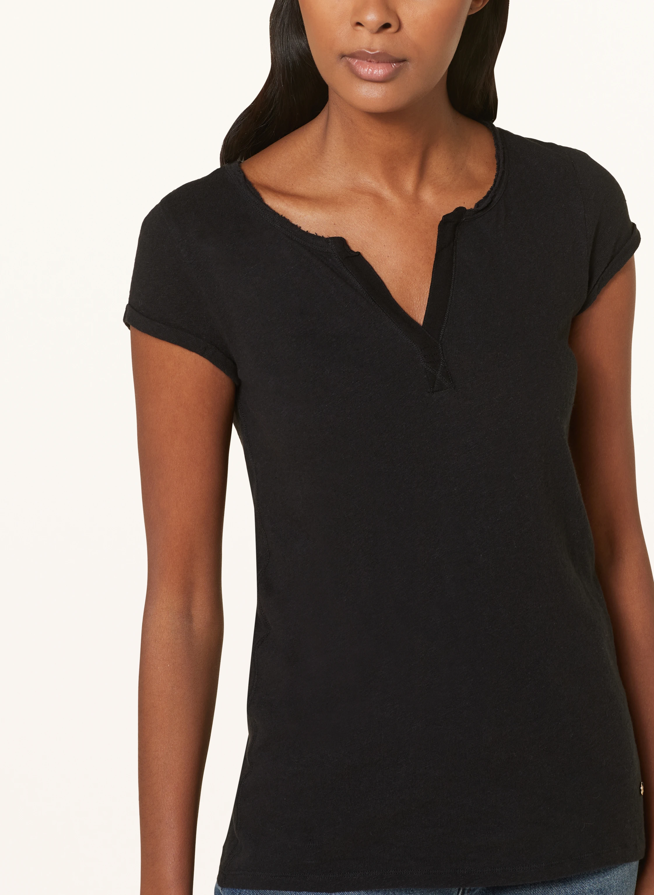 MOS MOSH T-Shirt TROY mit Leinen